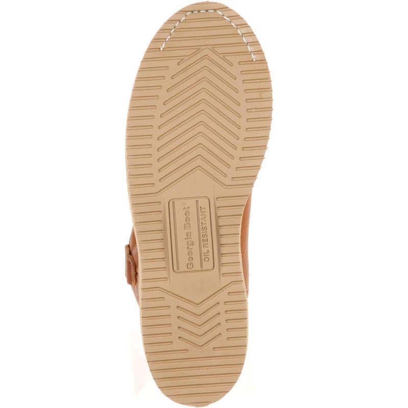 Georgia Boot Wedge Work Wellington, Barracuda Gold, Size 12(M) - Image 3